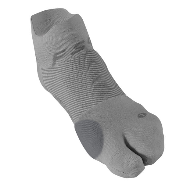 Orthosleeve&trade; BR04 Bunion Relief Unisex Split Toe Mild Compression Mini-Crew Socks