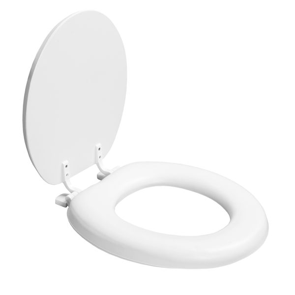 Soft Toilet Seat with Wooden Core