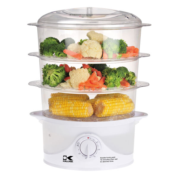 Kalorik&reg; 3-tier Food Steamer