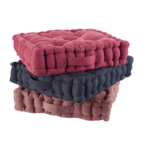 Tufted Chair Booster Pad Cotton Thick Firm Seat Cushion Riser