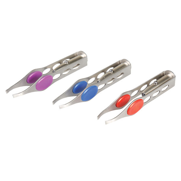 3 Pack LED Lighted Tweezers