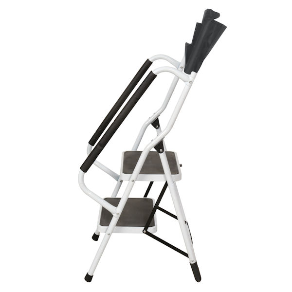 Support Plus&reg; Folding 2 Step Ladder with Handrails