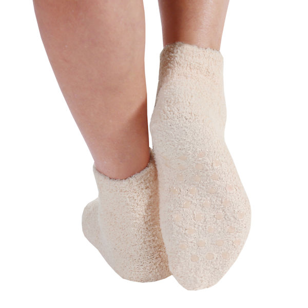 Product image for Women's Ankle Length Non-skid Cozy Gripper Socks - 5 Pairs