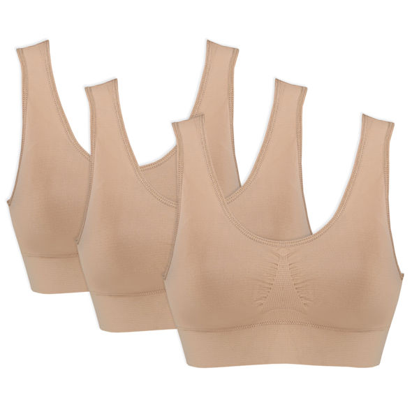 Product image for Genie Bra Solids - 3 Pack