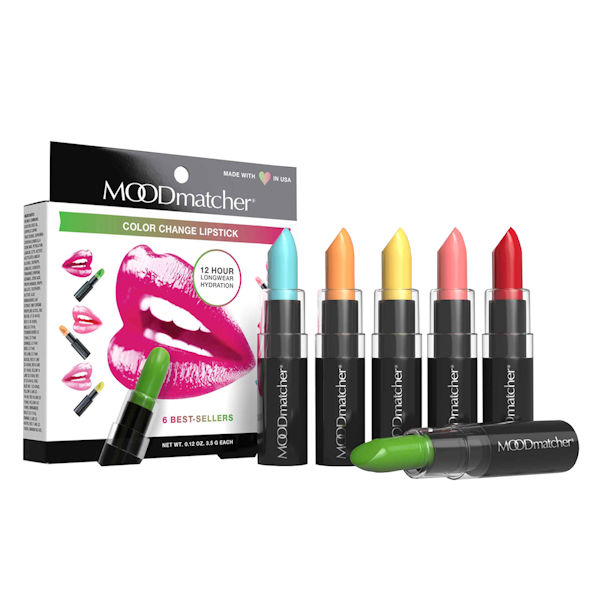 Product image for Moodmatcher Lipstick - 6 Piece Set