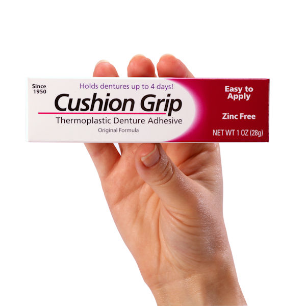 Cushion Grip® Thermoplastic Denture Adhesive | 3 Reviews | 4.67 Stars