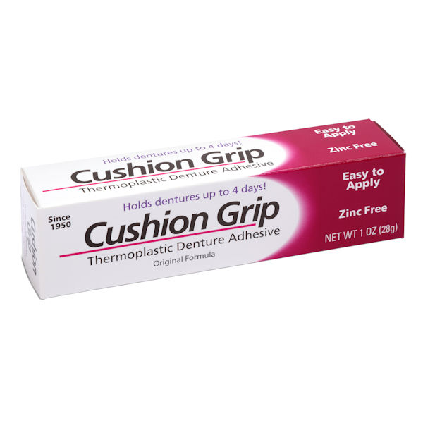 Product image for Cushion Grip Thermoplastic Denture Adhesive - 3 Pack
