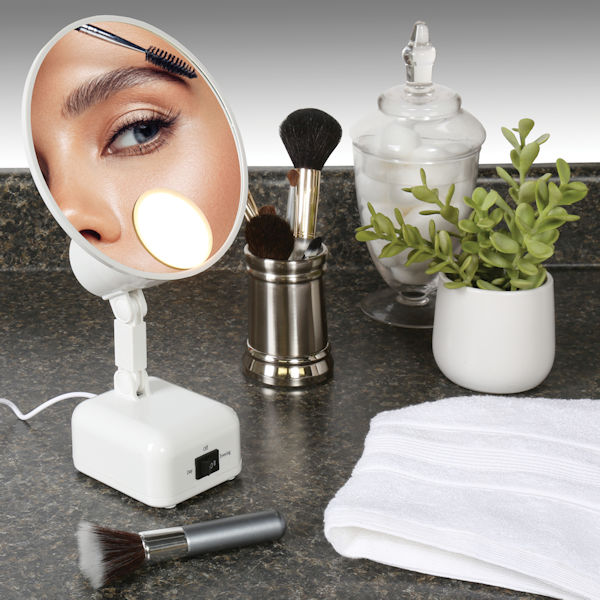 15X SuperVision Magnifying Mirror Light
