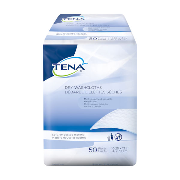 TENA&reg; Dry Washcloths