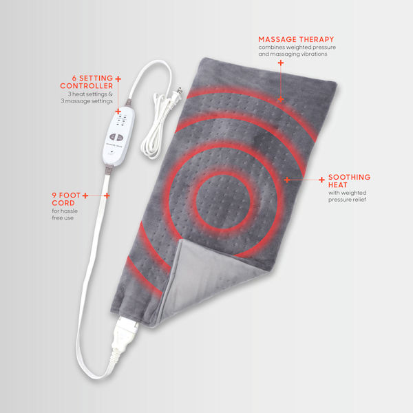 Product image for Calming Heat™ Massaging Heating Pad
