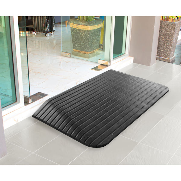 Product image for Rubber Threshold Ramp for Walkers