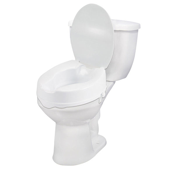 Product image for Toilet Seat Riser with Lid