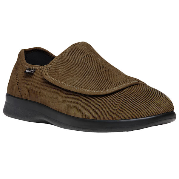 Product image for Propet Men's Cush 'N Foot Slipper - Sand Corduroy