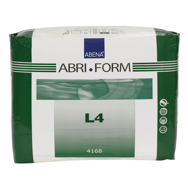 Abena Abri-Form&#8482; Comfort Adult Briefs ("Plastic" Backed)-Abri-Form Comfort Level 4-Size Medium