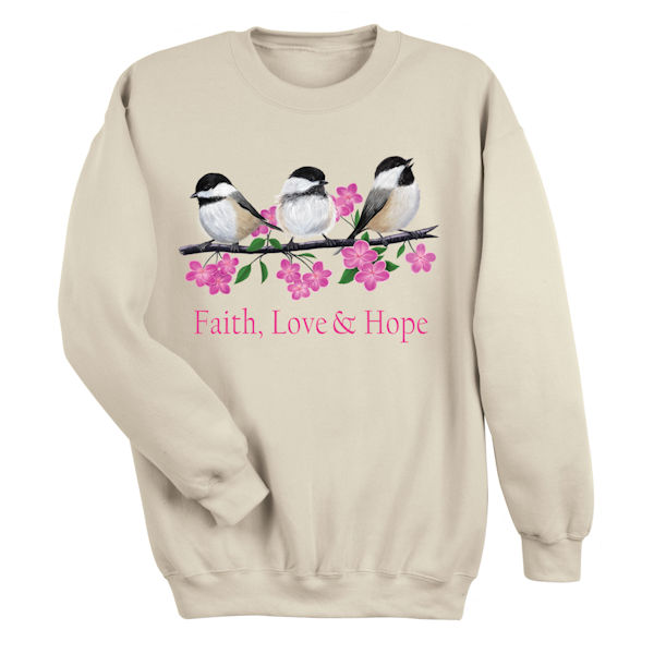 Product image for Women's Chickadee Inspirational T-Shirts or Sweatshirts
