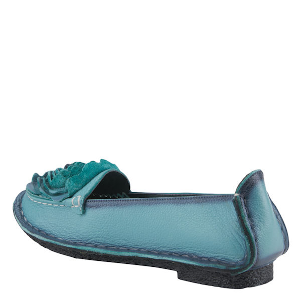 L'Artiste Dezi Ballerina Slip On Shoes - Blue