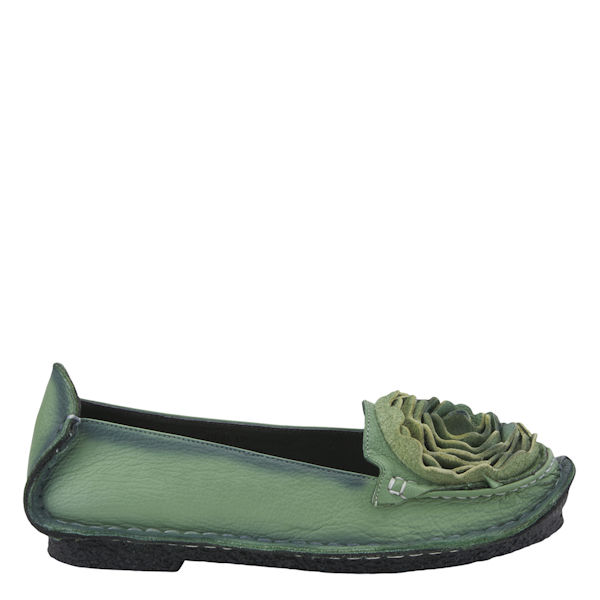 Product image for L'Artiste Dezi Ballerina Slip On Shoes - Green