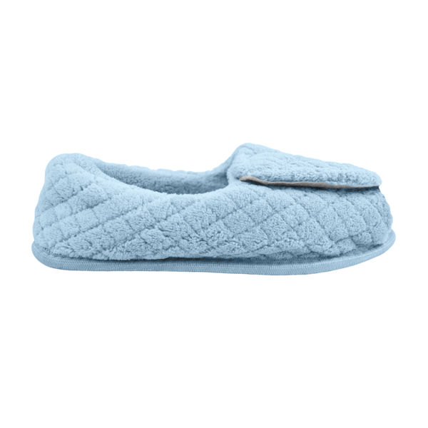 Product image for Muk Luks Micro Chenille Adjustable Slippers - Blue