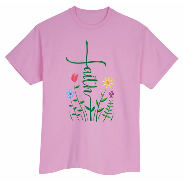 Product image for Faith T-Shirts or Sweatshirts - Faith - Pink