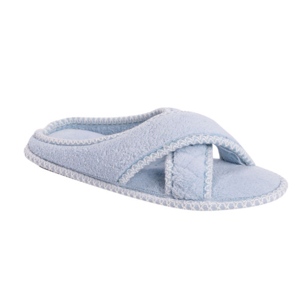 Product image for Ada Micro Chenille Criss Cross Slippers