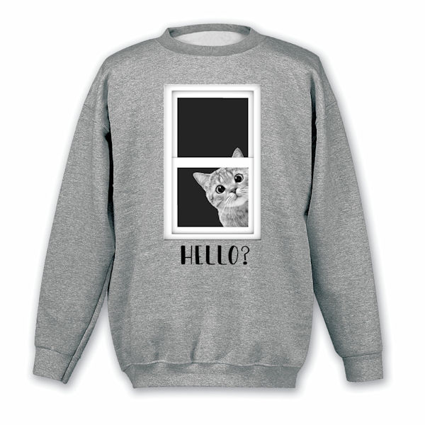 Product image for Pet Lover T-Shirts or Sweatshirts - Hello