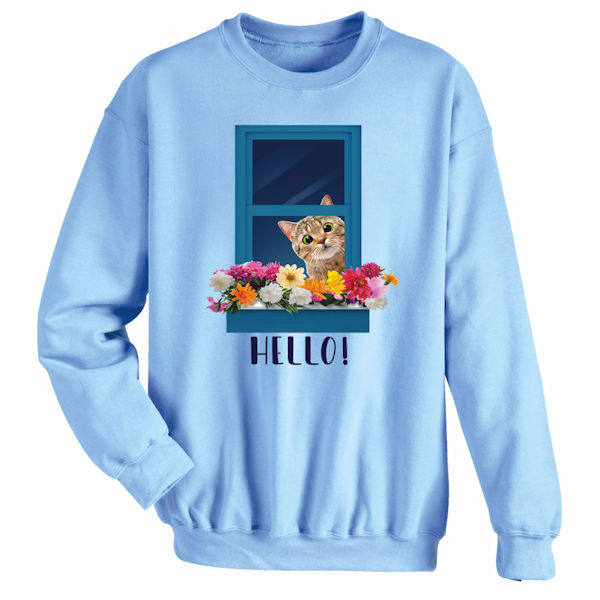Product image for Hello! Tabby T-Shirts or Sweatshirts
