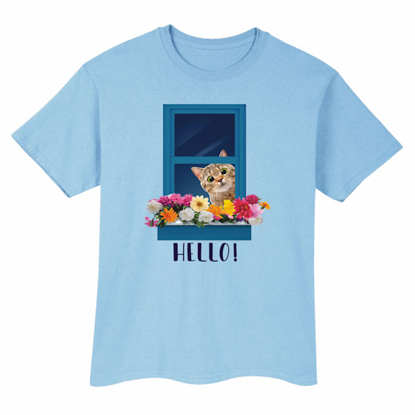 Product image for Hello! Tabby T-Shirts or Sweatshirts