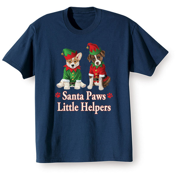 Product image for Santa Paws T-Shirts or Sweatshirts