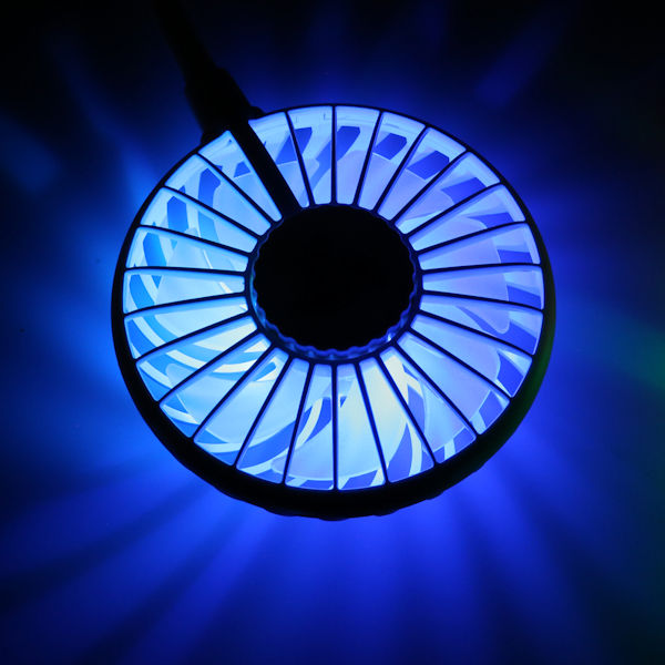 Product image for Personal Light-Up LED Neck Fan