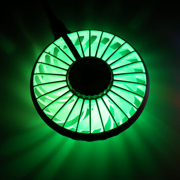 Product image for Personal Light-Up LED Neck Fan