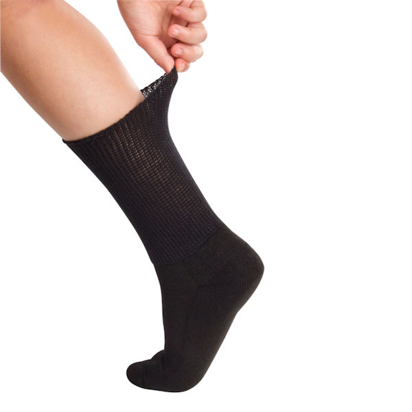 Product image for Full Freedom Women's Diabetic Poor Circluation Pressure-Free Crew Length Socks