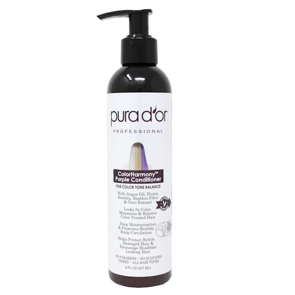 Product image for Pura D'Or Color Harmony™ Purple Shampoo or Conditioner