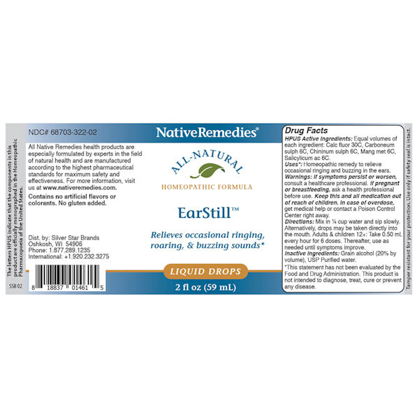 Product image for EarStill™ Homeopathic Inner Ear Formula