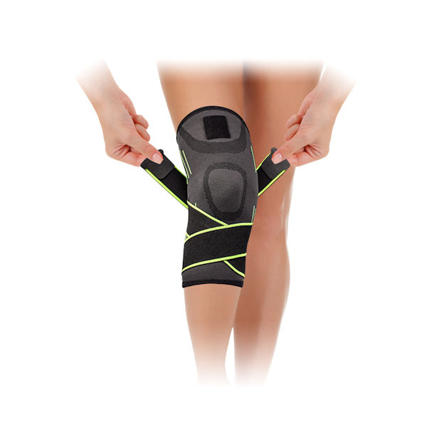 Product image for Compression Knee Sleeve with Adjustable Straps