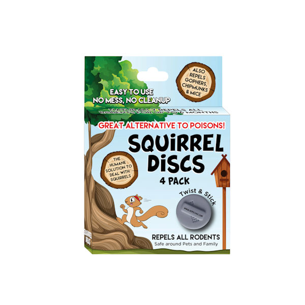 Product image for Squirrel Repellent Discs - 4 Pack