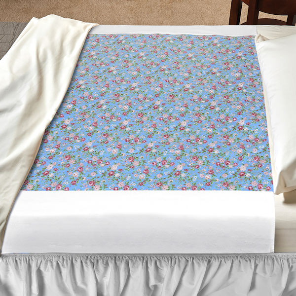 Product image for Deluxe Floral Bed Pads - 34' x 36' with 20' tucktails each side