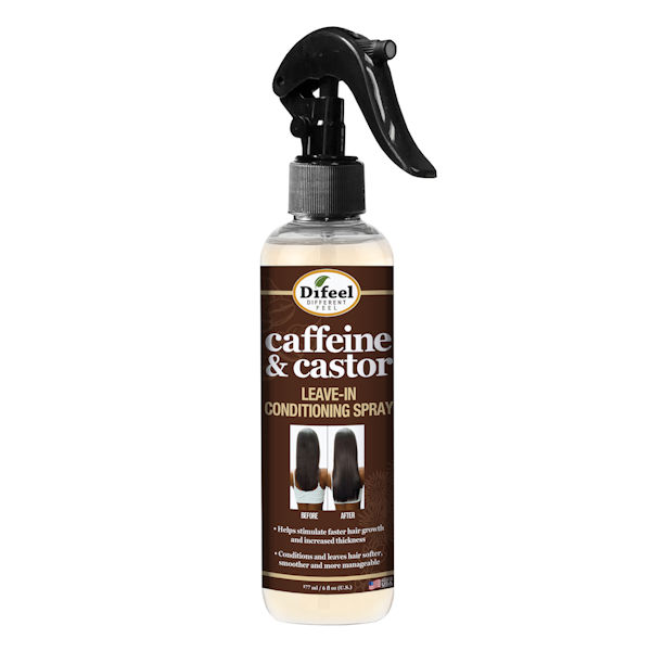 Product image for Caffeine & Castor Leave in Conditioning Spray 6 oz.