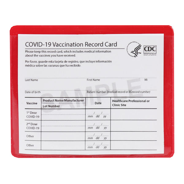 Product image for Vaccination Card Holder - Set of 3