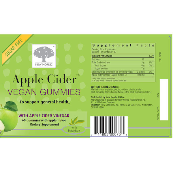 Apple Cider Vinegar - 60 Gummies