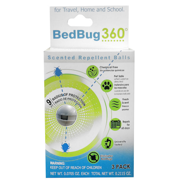 Product image for Bed Bug 360 Bedbug Eliminating Balls - Set of 3