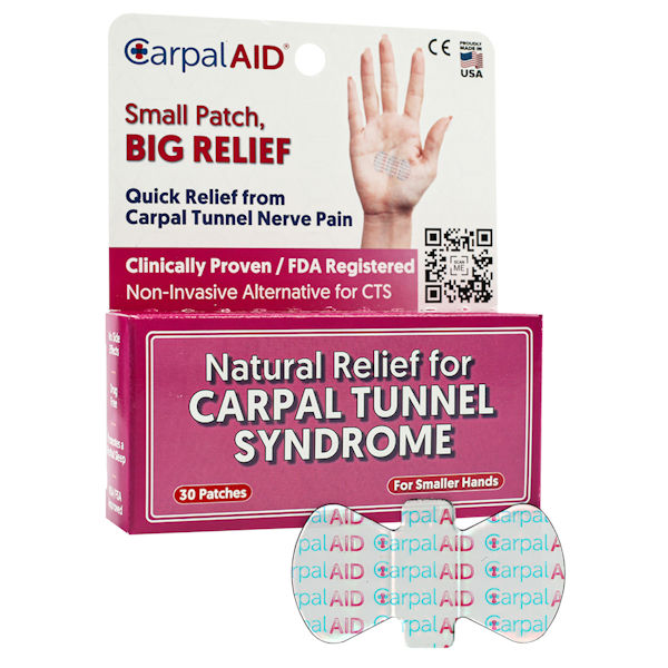 Product image for CarpalAID Hand Patch - 30 Pack