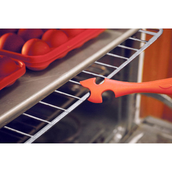 Product image for Push/Pull Silicone Oven Rack and Pans Tool