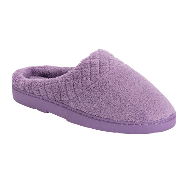 Product image for Muk Luks Micro Chenille Clog Slippers - Lavender