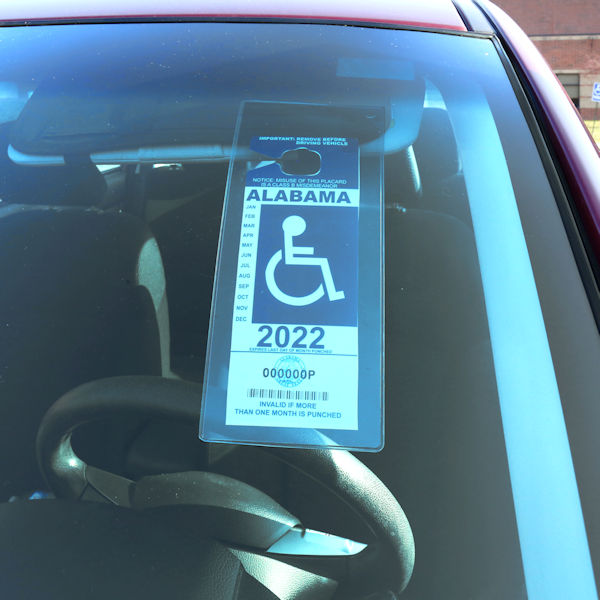 Product image for Handicap Visor Pocket for Car