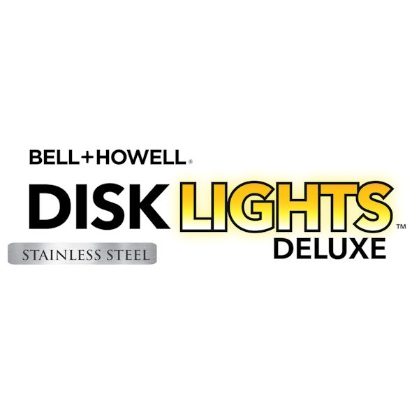 Product image for Bell & Howell Solar Outdoor Disk Lights - Set of 4