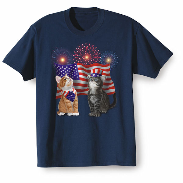 Product image for Americana Kittens T-Shirts or Sweatshirts