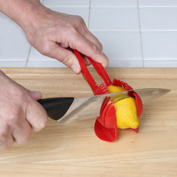 Product image for Fruit and Vegetable Hold and Slicer
