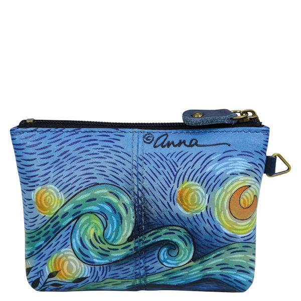 Product image for Anna by Anuschka Zip-Top Leather Pouch