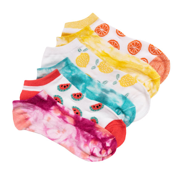 Product image for Muk Luks Women's Ankle Pattern Socks - 6 Pairs