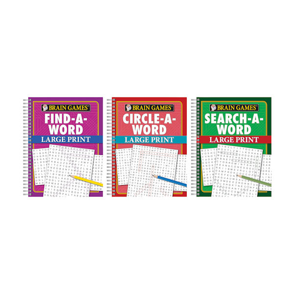 Product image for Large Print Word Search - Set of 3